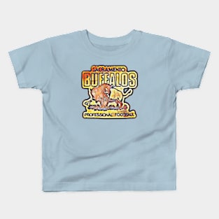 Sacramento Buffalos Football Kids T-Shirt